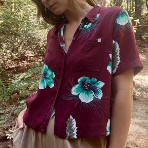 Old school Volcom Hawaiian shirt